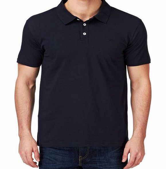 Quiksilver Mens Quiksilver Belogo Polo Shirt - Navy