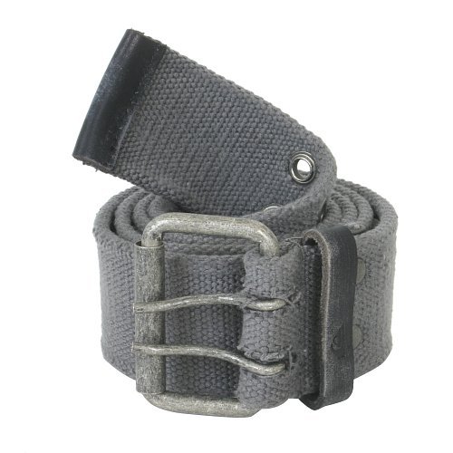 Quiksilver Mens Quiksilver Bubble Rock Canvas Belt 294 Metal