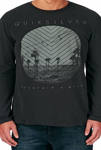 Quiksilver Mens Quiksilver Carbon P1 Long Sleeve T-shirt -