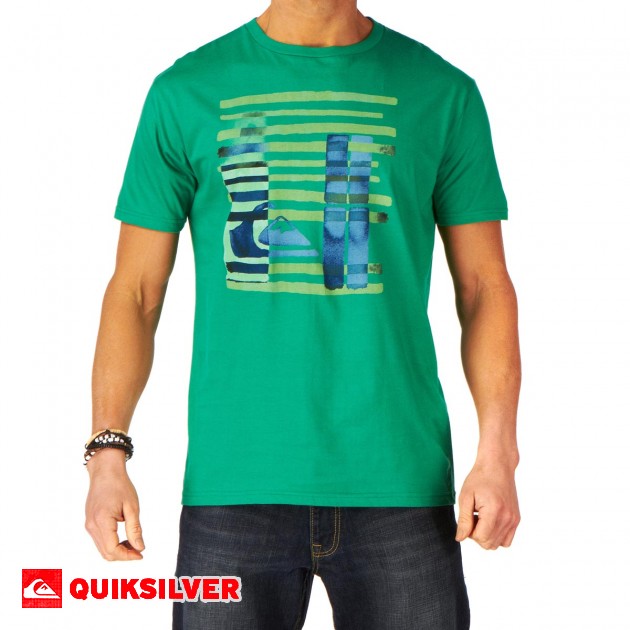 Quiksilver Mens Quiksilver Critical T-Shirt - Field Green
