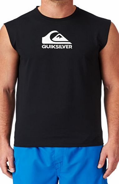 Quiksilver Mens Quiksilver Cut Off Tank Surf Tee - Black