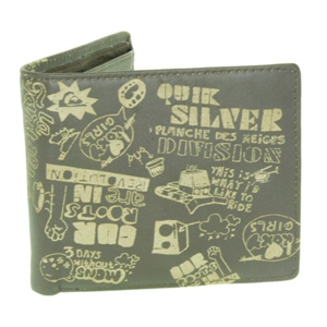 Quiksilver Mens Quiksilver Golden Years Leather Wallet.