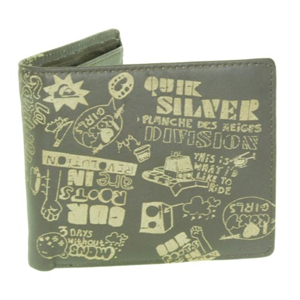 Mens Quiksilver Golden Years Leather Wallet.