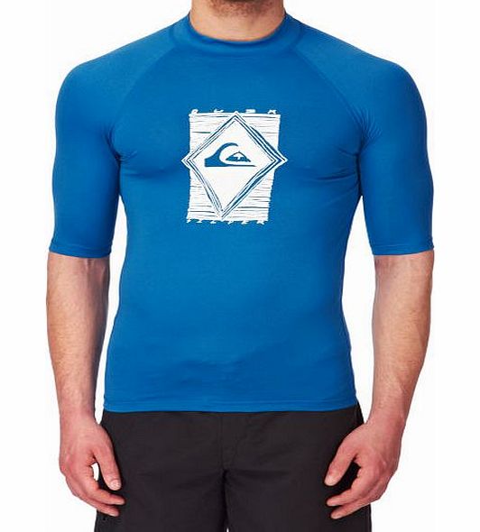 Quiksilver Mens Quiksilver Hollowed Short Sleeve Rash Vest