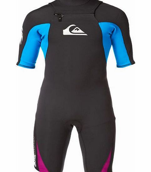 Quiksilver Mens Quiksilver Ignite 2/2mm Chest Zip Short