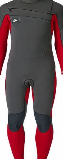 Quiksilver Mens Quiksilver Ignite 4/3mm Chest Zip Wetsuit