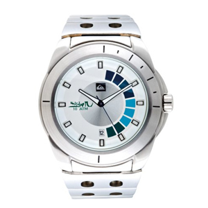 Quiksilver Mens Quiksilver Ignition Metal Watch. White