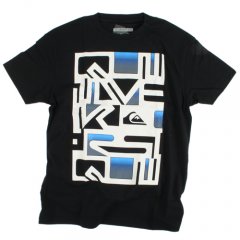 Quiksilver Mens Quiksilver Mega Bleeker Tee Black