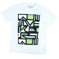 Quiksilver Mens Quiksilver Mega Bleeker Tee White