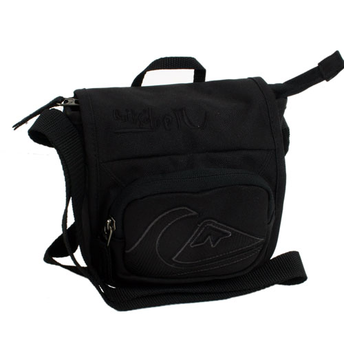 Mens Quiksilver Micro Avanue Shoulder Bag Black