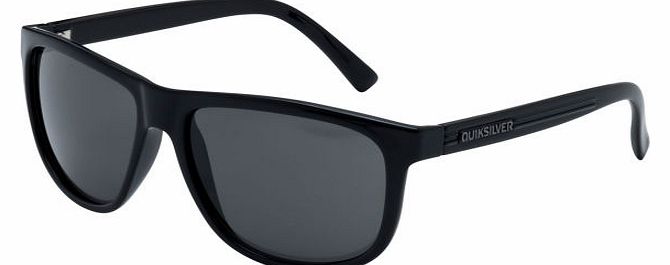 Mens Quiksilver On Point Sunglasses - Black/Grey