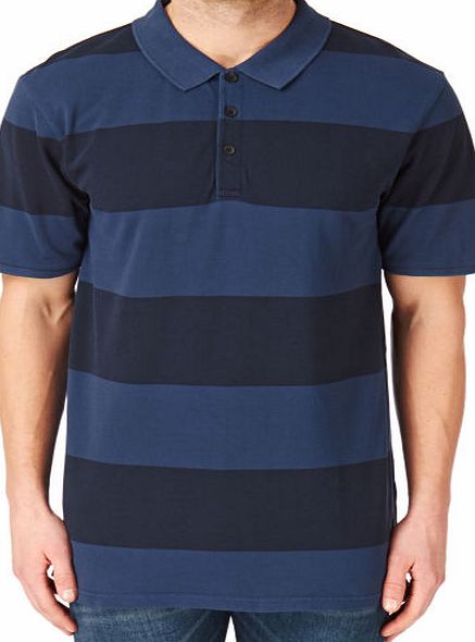 Quiksilver Mens Quiksilver Outsider Polo Shirt - Dark Denim