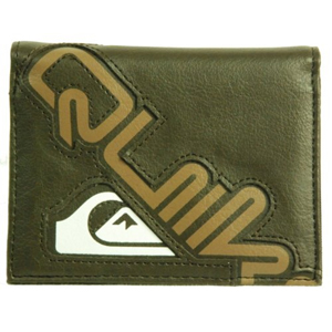 Mens Quiksilver Real Groove Pu Wallet. Chocolate