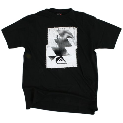 Mens Quiksilver Saw Tooth Tee Black