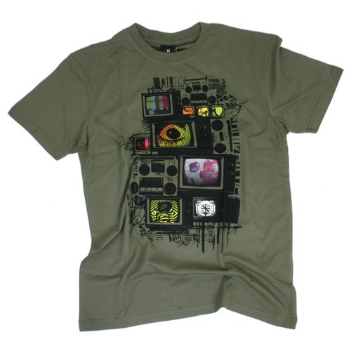 Quiksilver Mens Quiksilver Snotnose Ss Tee Black Olive