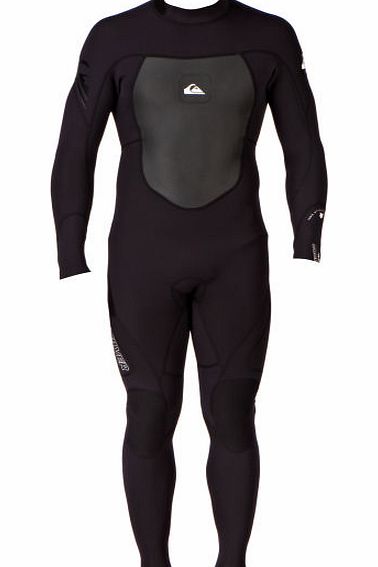 Quiksilver Mens Quiksilver Syncro 3/2mm Back Zip Flat Lock