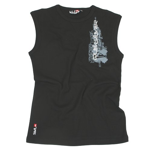 Mens Quiksilver Tracitown Sleeveless Tee 200 Black