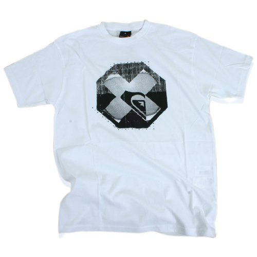 Quiksilver Mens Quiksilver Tropical Low Tee White