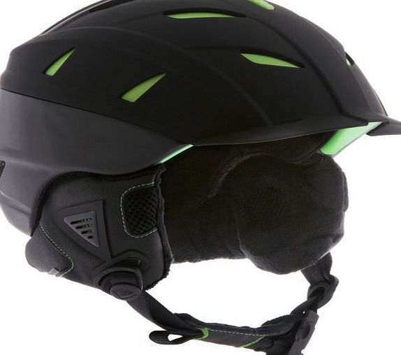 Quiksilver Mens Quiksilver Verse Helmet - Black/Lime Green