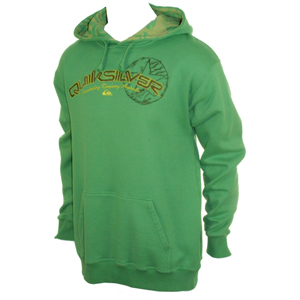 Mens Quiksilver Wake Hoody. Cactus