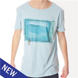 Quiksilver Mex Tex Organic T-Shirt - Sky Blue