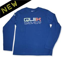 quiksilver Omnitron LS Organic T-Shirt - Outremer