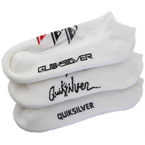 Quiksilver Ready Steady Trainer sock 3 pack