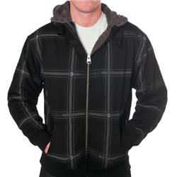 quiksilver Sherpa Allover Zip Hood - Goliath Black