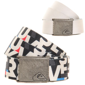 Quiksilver Stand Corrected Web belt - White