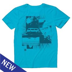 Quiksilver Summer Time Camper Van T-Shirt - Ocean