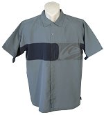 Quiksilver Transcendant Short Sleeve Shirt Blue Size Medium