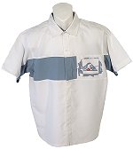 Quiksilver Transcendant Short Sleeve Shirt White Size Medium