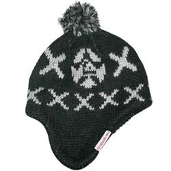 Valdez Polar Pom Beanie - Black