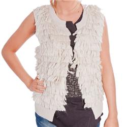 Quiksilver Womens Ragged Wool Gilet - Platinum