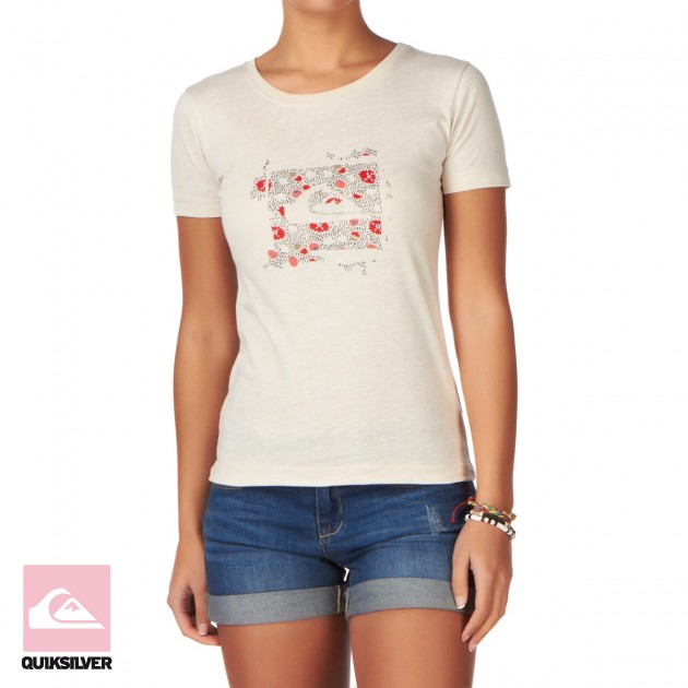Quiksilver Womens Rincon Blooms T-Shirt - Pink