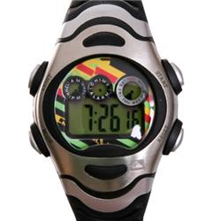 Quiksilver Woops Digital Watch - Rasta