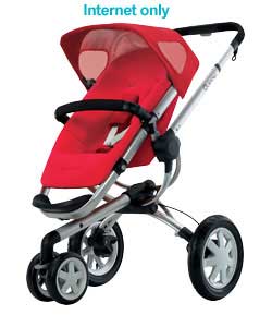 Quinny Buzz 3 Wheeled Pushchair - Strawberry