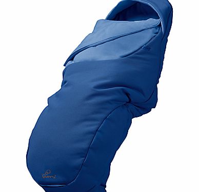 Quinny Footmuff, Blue Base