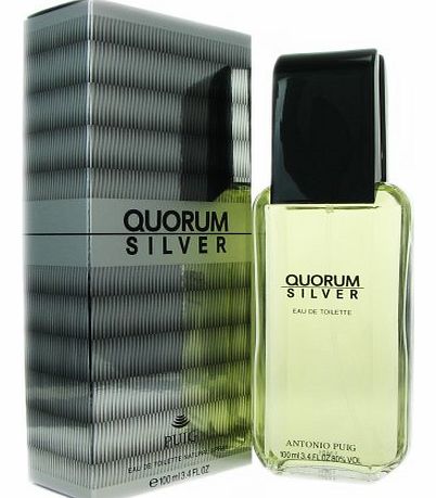 Quorum Silver Antonio Puig Quorum Silver Eau de Toilette for Men - 100 ml