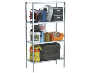 Raaco steel shelving starter bay