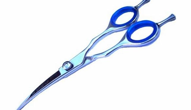 rabinkhan 5`` Professional Pet Dog Grooming Scissors Japanese SS Curved Shears hair trimmer