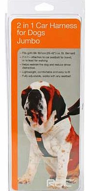 RAC 2 in 1 Dog Car Harness - Jumbo