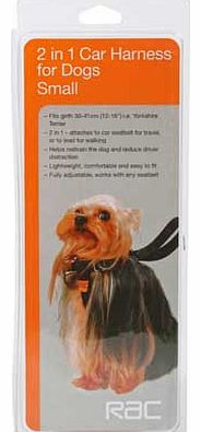 RAC 2 in 1 Dog Car Harness - Small