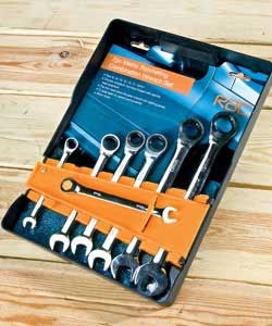 rac 7 Piece Combination Ratchet Spanner Set
