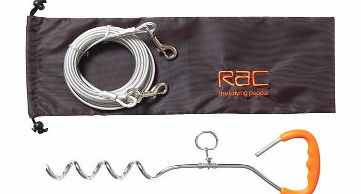 RAC Tie Out Cable and Stake