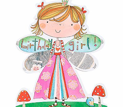 Birthday Girl Fairy Princess Card