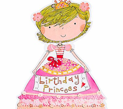 Rachel Ellen Birthday Princess Card