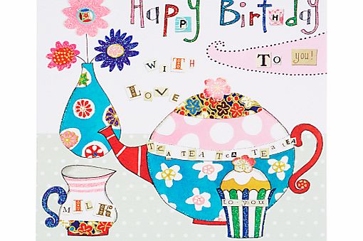 Rachel Ellen Blooming Marvellous Teapot Birthday