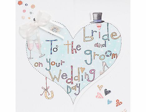 Rachel Ellen Bride and Groom Wedding Card