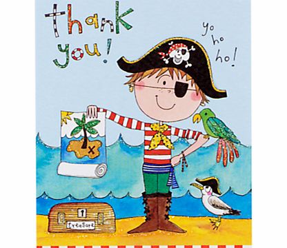 Thank You Notecards, Pirate, Pack